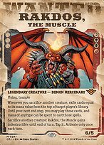 Matte Finish Outlaws of Thunder Junction Rakdos, the Muscle ( #297 )