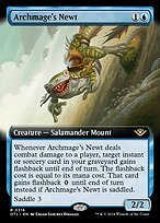 Matte Finish Outlaws of Thunder Junction Archmage's Newt ( #316 )