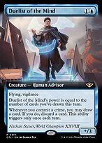 Matte Finish Outlaws of Thunder Junction Duelist of the Mind ( #318 )