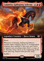 Matte Finish Outlaws of Thunder Junction Calamity, Galloping Inferno ( #330 )