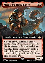Matte Finish Outlaws of Thunder Junction Magda, the Hoardmaster ( #334 )
