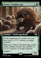 Matte Finish Outlaws of Thunder Junction Ornery Tumblewagg ( #342 )
