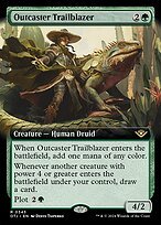 Matte Finish Outlaws of Thunder Junction Outcaster Trailblazer ( #343 )
