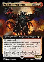 Matte Finish Outlaws of Thunder Junction Akul the Unrepentant ( #346 )