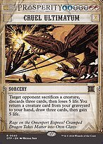 Matte Finish Breaking News Cruel Ultimatum ( #40 )