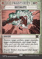 Matte Finish Breaking News Decimate ( #41 )