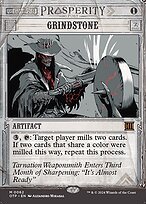 Matte Finish Breaking News Grindstone ( #62 )