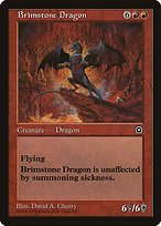 Matte Finish Portal Second Age Brimstone Dragon ( #92 )