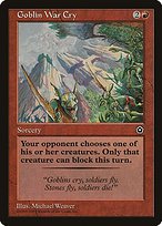 Matte Finish Portal Second Age Goblin War Cry ( #104 )