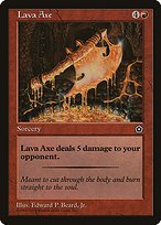 Matte Finish Portal Second Age Lava Axe ( #107 )