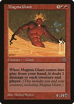 Matte Finish Portal Second Age Magma Giant ( #108 )
