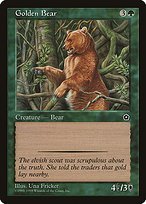 Matte Finish Portal Second Age Golden Bear ( #127 )