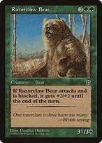 Matte Finish Portal Second Age Razorclaw Bear ( #142 )