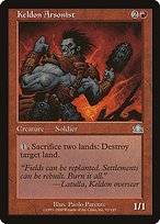 Glossy Finish Prophecy Keldon Arsonist ( #92 )