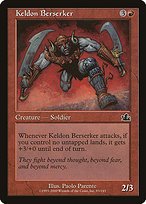 Glossy Finish Prophecy Keldon Berserker ( #93 )