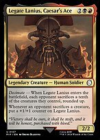 Glossy Finish Fallout Legate Lanius, Caesar's Ace ( #107 )