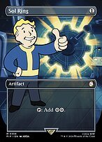 Glossy Finish Fallout Sol Ring ( #359 )