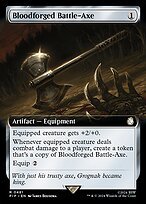Glossy Finish Fallout Bloodforged Battle-Axe ( #481 )