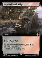 Glossy Finish Fallout Shadowblood Ridge ( #507 )