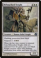 Matte Finish Planar Chaos Riftmarked Knight ( #14 )