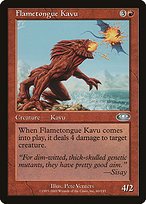 Matte Finish Planeshift Flametongue Kavu ( #60 )