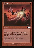 Matte Finish Planeshift Singe ( #71 )