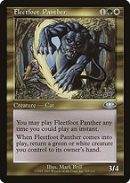 Matte Finish Planeshift Fleetfoot Panther ( #108 )
