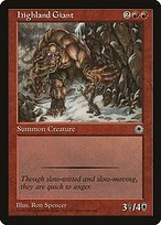 Matte Finish Portal Highland Giant ( #132 )