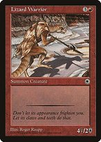 Matte Finish Portal Lizard Warrior ( #139 )
