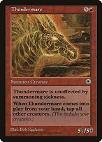 Matte Finish Portal Thundermare ( #152 )