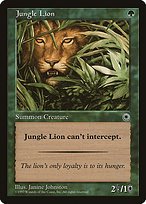Matte Finish Portal Jungle Lion ( #171 )