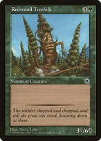 Matte Finish Portal Redwood Treefolk ( #183 )