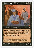 Matte Finish Portal Three Kingdoms Xun Yu, Wei Advisor ( #93 )