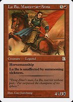 Matte Finish Portal Three Kingdoms Lu Bu, Master-at-Arms ( #115 )