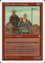 Matte Finish Portal Three Kingdoms Yellow Scarves Troops ( #127 )
