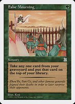 Matte Finish Portal Three Kingdoms False Mourning ( #134 )