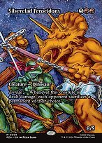 Matte Finish Teenage Mutant Ninja Turtles Source Material Silverclad Ferocidons ( #9 )