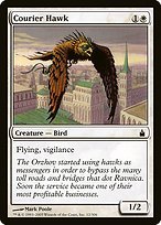 Glossy Finish Ravnica: City of Guilds Courier Hawk ( #12 )