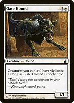 Glossy Finish Ravnica: City of Guilds Gate Hound ( #19 )
