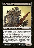 Glossy Finish Ravnica: City of Guilds Golgari Thug ( #87 )
