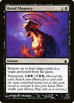 Glossy Finish Ravnica: City of Guilds Shred Memory ( #105 )