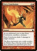 Glossy Finish Ravnica: City of Guilds Fiery Conclusion ( #122 )
