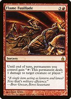 Glossy Finish Ravnica: City of Guilds Flame Fusillade ( #123 )