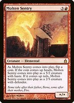 Glossy Finish Ravnica: City of Guilds Molten Sentry ( #136 )