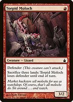 Glossy Finish Ravnica: City of Guilds Torpid Moloch ( #147 )