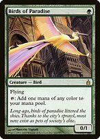 Glossy Finish Ravnica: City of Guilds Birds of Paradise ( #153 )