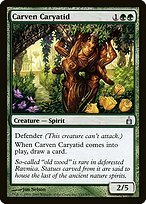 Glossy Finish Ravnica: City of Guilds Carven Caryatid ( #155 )