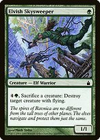 Glossy Finish Ravnica: City of Guilds Elvish Skysweeper ( #162 )