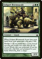 Glossy Finish Ravnica: City of Guilds Golgari Brownscale ( #166 )