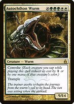 Glossy Finish Ravnica: City of Guilds Autochthon Wurm ( #191 )